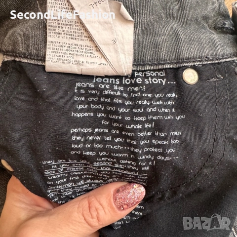 Дамски супер тесни дънк Guess оригинал размер 25 сиви , снимка 5 - Дънки - 54314329