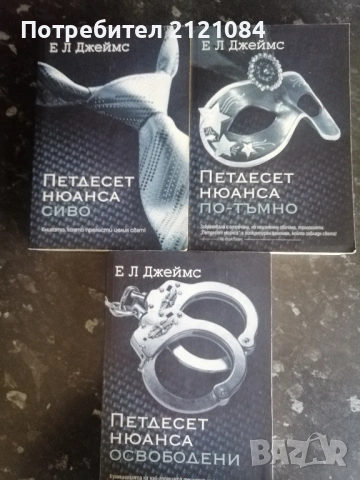 Петдесет нюанса сиво /По-тъмно/ Освободени-: Е.Л.Джеймс 