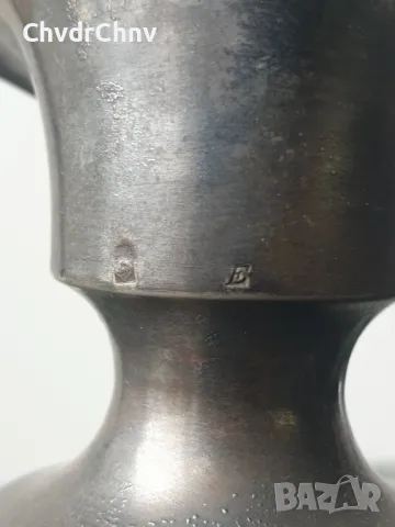 2бр WMF статуетки бюстове 22см-1кг/стар ВМФ посребрен бюст на Вагнер-Бетовен, снимка 6 - Антикварни и старинни предмети - 50411754