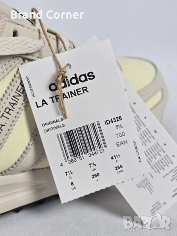 НОВИ Оригинални маратонки adidas LA Trainer (Cream/Yellow), снимка 7 - Маратонки - 54280196