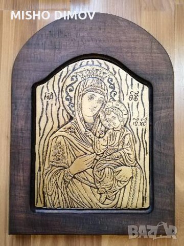 ИКОНА СВ. БОГОРОДИЦ, снимка 10 - Икони - 23787038