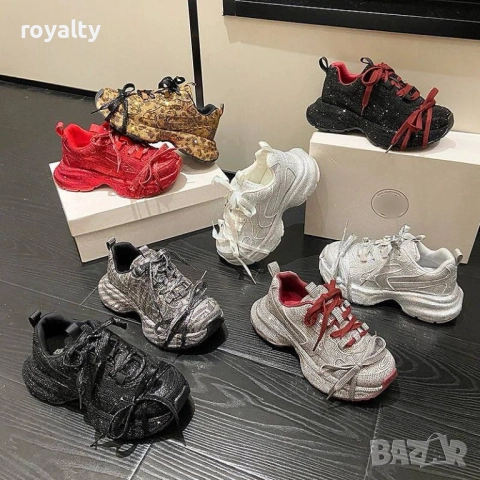 Balenciaga НА ЕДРО Дамски Маратонки С Камъни 8 Бр. 