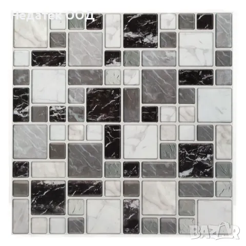 Стикер, Плочки, Многоцветни, 26x26 см, снимка 3 - Декорация за дома - 47402821