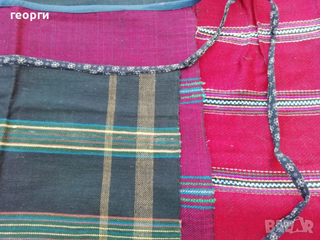  стари престилки, калъфки и торби - ръчнотъкани, снимка 5 - Антикварни и старинни предмети - 52710077