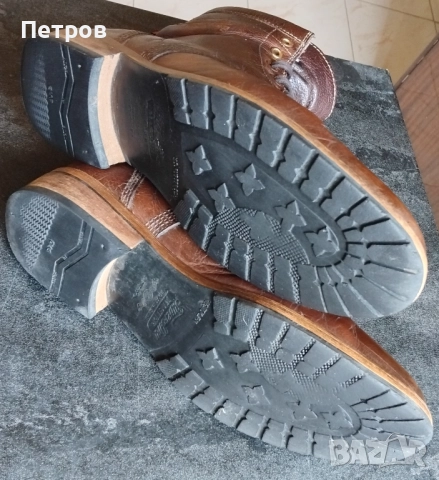 Мъжки винтидж боти от марката Superdry, кожени 42,5 номер, снимка 3 - Мъжки боти - 52963339