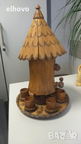Дървен диспенсър за шотове, снимка 3 - Други ценни предмети - 39026498