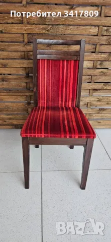 18 бр Стол масив бук, снимка 1