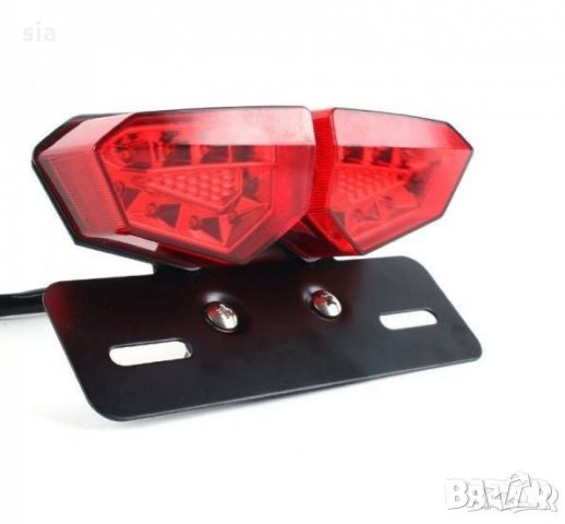 Стоп за мотоциклет с вградени мигачи, универсален стоп за мотор, АТВ, 17,2/ 8/ 13см.,, снимка 4 - Аксесоари и консумативи - 32116671