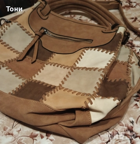 SECRET Оригинал Нова Кожена Дамска Чанта , снимка 3 - Чанти - 51773537