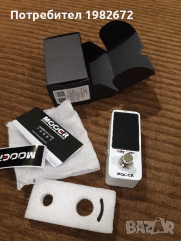 Тунер за китара Mooer Baby tuner , снимка 2 - Китари - 52461829