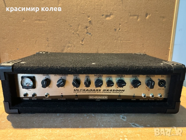 бас усилвател "Behringer ULTRABASS BX4500H"