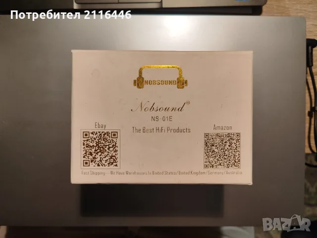 Nobsound NS-01E Mini Tube Hi-Fi – НОВ лампов усилвател за слушалки, пълен комплект, снимка 5 - Ресийвъри, усилватели, смесителни пултове - 55892406