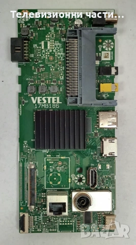 Finlux 43-FFA-6230F със счупен екран VES430UNFH-L3-Z01/17MB186 080323R2A/17IPS62 261121R10/PT430CT03, снимка 9 - Части и Платки - 54204419