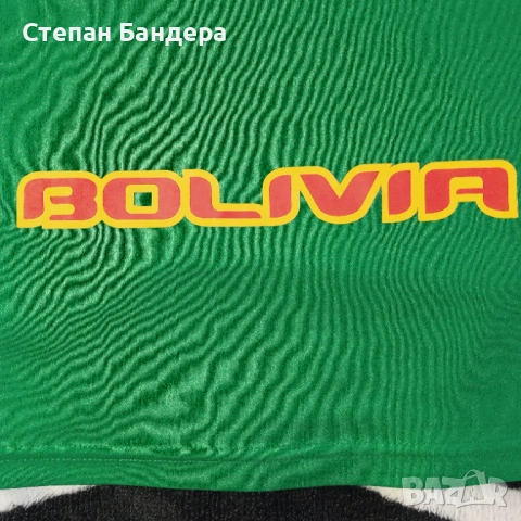 НОВА БЕЗ ЕТИКЕТ BOLIVIA L Marathon FIFA WC2018 CONMEBOL оригинална фланелка тениска Боливия, снимка 12 - Футбол - 53917127