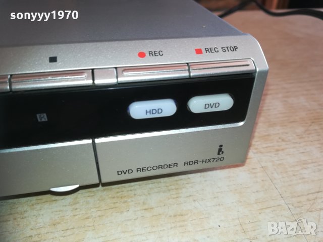 sony rdr-hx720 hdd/dvd recorder 2502211335, снимка 6 - Плейъри, домашно кино, прожектори - 31950785