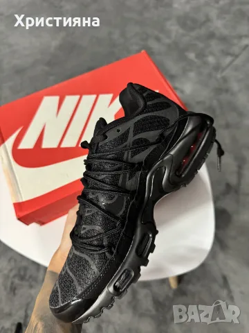 Nike Air Max Plus Utility Triple Black, снимка 3 - Маратонки - 56432038