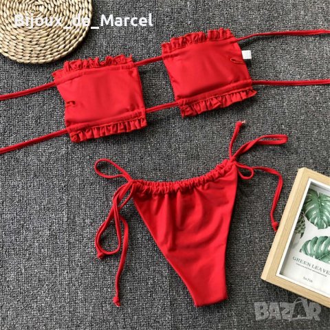 Бански Angentina Red - S M L XL размери, снимка 7 - Бански костюми - 37520603