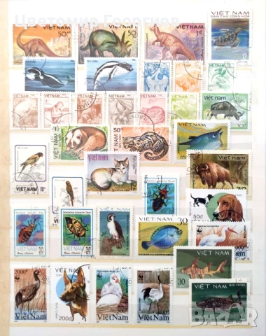 Пощенски марки/ животни/ 220 бр.  К.3, снимка 5 - Филателия - 50874591