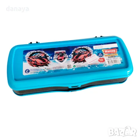 2151 Кутия органайзер за моливи и ученически пособия на две нива, снимка 2 - Ученически пособия, канцеларски материали - 32960846