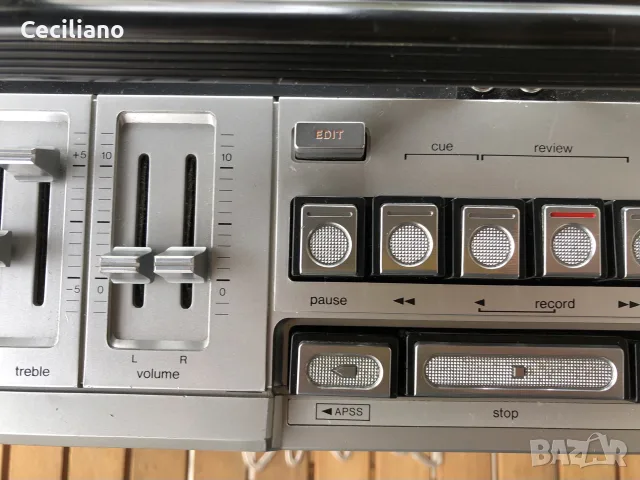 радиокасетофон SHARP GF 9191 E -SILVER (Japan), снимка 7 - Радиокасетофони, транзистори - 56303128