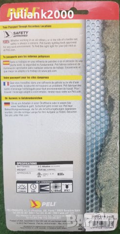 Peli 2010 SabreLite LED Flashlight, жълт, снимка 5 - Други спортове - 39044751