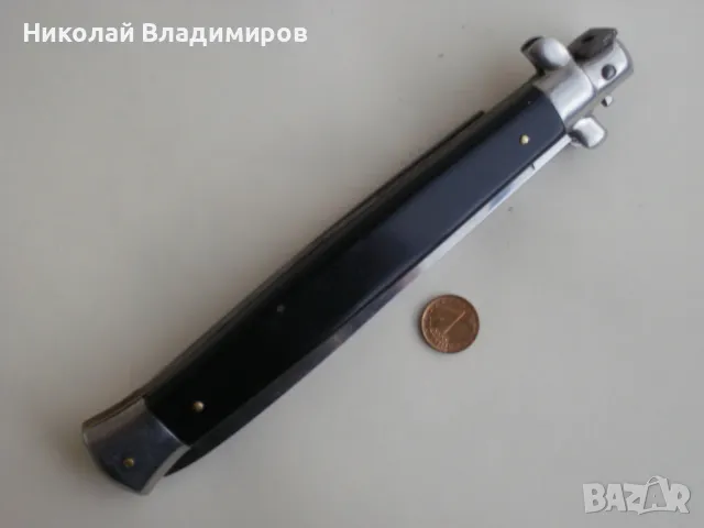 Голям 33,3 см. нож тип пеперуда италиански джобен , снимка 2 - Ножове - 49452829