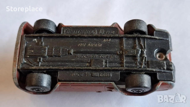 Matchbox - Fiat Abarth (Made in Bulgaria) - Колекционерска, снимка 7 - Нумизматика и бонистика - 52970377