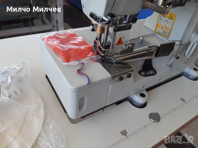 Оверлог покривна прав шев GEMSY нови шевни машини , снимка 14 - Други машини и части - 31437200