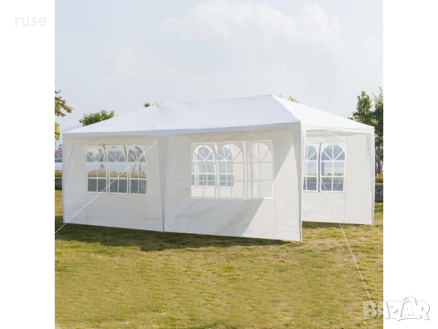 НОВИ! Градинска шатра ХЛ 6х3м с включени страници, снимка 5 - Градински мебели, декорация  - 52399606
