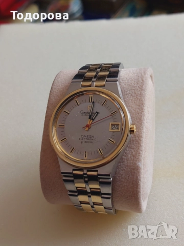 Мъжки Часовник Омега,злато стомана ,Omega Constellation-швейцарски електромеханичен часовник 1970, снимка 2 - Мъжки - 52016396