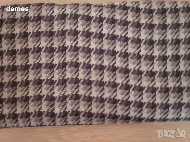  Кариран вълнен плат-1.60/1.50 м, снимка 5 - Платове и дамаски - 30955877