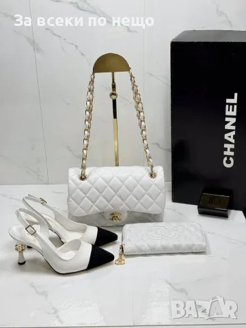 Chanel Дамски Обувки На Ток Шанел - Различни Цветове И Модели Код SB-73, снимка 9 - Дамски обувки на ток - 55726684