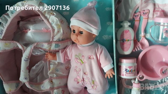 БЕБЕ С КОШНИЧКА И АКСЕСОАРИ , снимка 7 - Кукли - 38684903