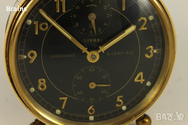Стар Немски Будилник JUNGHANS BIVOX SILENTIC 1960-те, снимка 5 - Антикварни и старинни предмети - 56541409