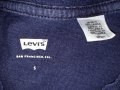 Levi Strauss S- Тъмносиня памучна тениска , снимка 5