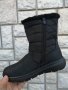  Дамски ботуши апрески с топъл хастар в черно., снимка 3