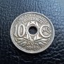 Стара монета 10 сантима 1926 г. Франция-топ !, снимка 2