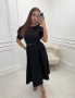 ✨️Елегантни дамски рокли с коланче,миди дължина  , снимка 2