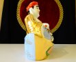 Китайска порцеланова фигура Буда,злато,фън-шуй. , снимка 5