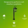Philips Buzzard Outdoor pedestal light, алуминиево, LED E27, снимка 3