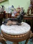Голяма рядка антикварна колекционерска немска порцеланова фигура статуетка куче , снимка 6