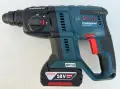 BOSCH GBH 18V-21 - Акумулаторен безчетков перфоратор 2x18V 4.0Ah, снимка 2