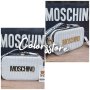 Бяла чанта  Moschino  кодSG120, снимка 1 - Чанти - 39311481