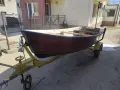 пластмасова лодка + колесар + двигател, снимка 1