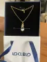 LOCIBLO Сребърно дамско колие с висулка безкрайност, 18K позлатено с рожден камък, 40+5 см, снимка 6