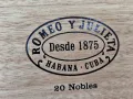 Кутия от пури Romeo y Julieta Nobles хумидор , снимка 8