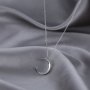 Тотална разпродажба - 50% Сребърно колие "Crescent Moon", снимка 6