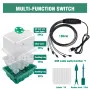 Мини оранжерия за разсад STELS MG8 Master, 5 тавички по 12 клетки, LED с таймер, снимка 9