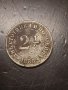 Българска монета, 2 1/2 стотинки 1888 г. , снимка 1