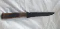 Стар кован нож с орехови чирени , снимка 8